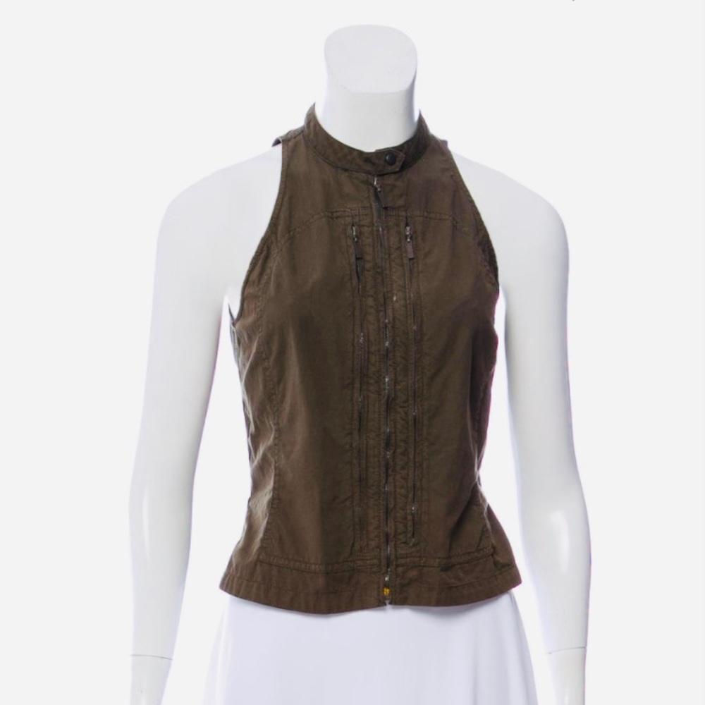 Barbara Bui | Green Sleeveless Top